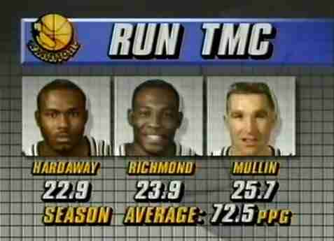 Highest Scoring Game in NBA History; One Of Them Is Owned By The Warriors RUN TMC Squad