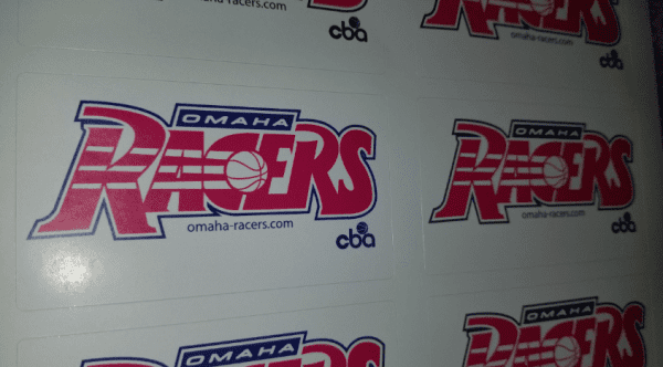 Omaha Racers Alternate Logo Stickers