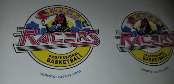 Omaha Racers Logo Sticker